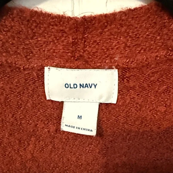 Old Navy Rust Open-Front Cardigan - Picture 2 of 4